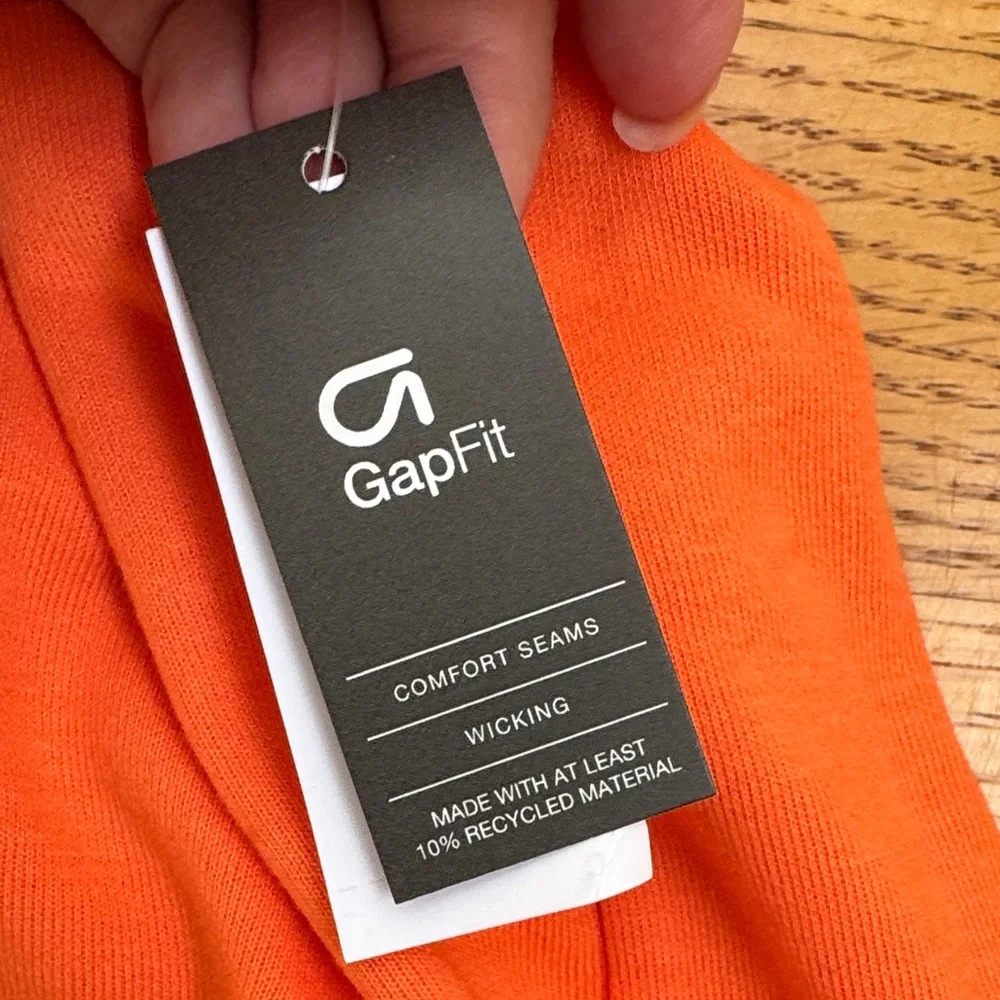 NWT Kids GapFit Hoodie in Neon Orange